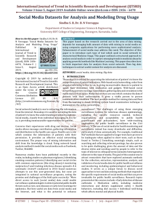 Social Media Datasets for Analysis and Modeling Drug Usage