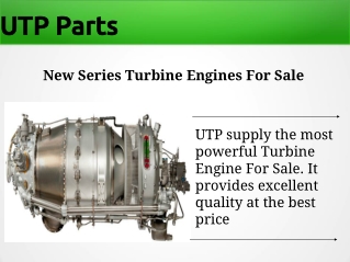 New Series Turbine Engine For Sale