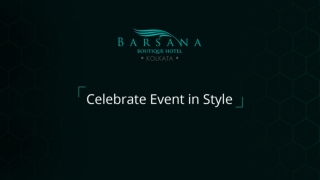 Advaya Banquet   - Celebrate Event in Style
