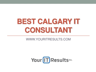 Best Calgary IT Consultant - www.youritresults.com