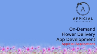 Flower Delivery App Development