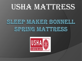 Sleep Maker Bonnell Spring Mattress-Usha Shriram