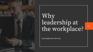 Why Leadership Is Important At The Workplace?