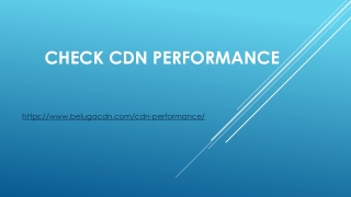 How to improve CDN performance