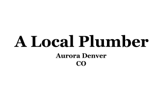 What are the benefits of a local plumber?