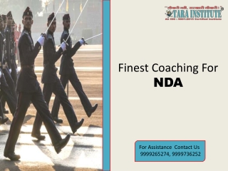 Coaching classes for NDA in Delhi