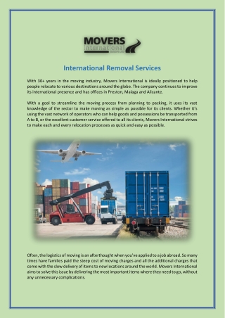 International Removal Services