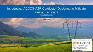 Introducing ACCC® AZR Conductor Designed to Mitigate Heavy Ice Loads