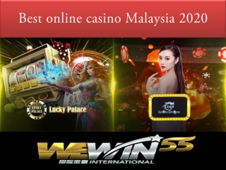 best online casino Malaysia 2020