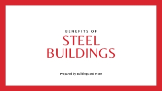 Benefits Of Steel Buildings