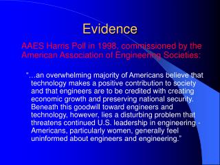 Evidence
