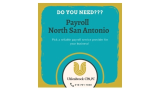 What Are Payroll Services - Uhlenbrock CPA