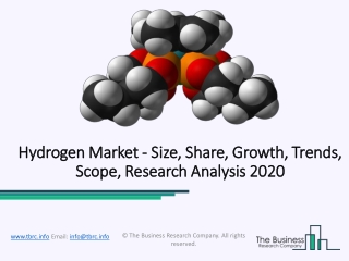 Global Hydrogen Market Opportunity and Growth Outlook Report 2020
