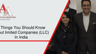 8 Things You Should Know About Limited Companies (LLC) In India