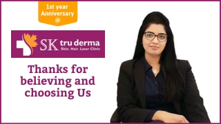 Thank You To Our Customers By Best Skin Specialist in Bangalore - Dr Kavitha GV Mandal | sktruderma's Anniversary Month