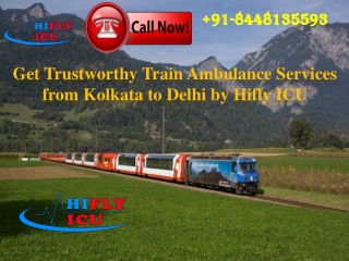 Best ICU Setup Train Ambulance Service in Kolkata by HIFLY ICU