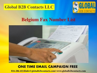 Belgium Fax Number List