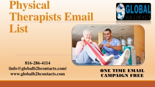 Physical Therapists Email List