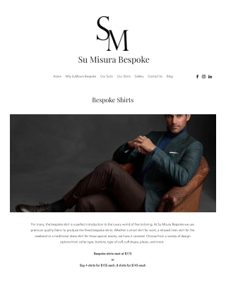 The Luxury & Affordable Bespoke Shirts in Edmonton