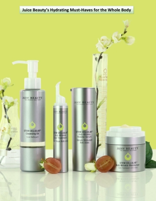 Juice Beauty’s Hydrating Must-Haves for the Whole Body