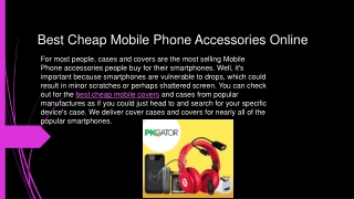 Mobile Accessories Websites