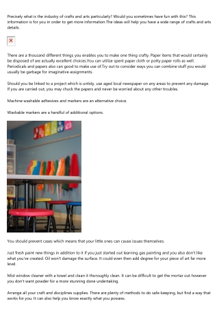 Get Going In Arts And Crafts Today Using This Type Of Guidance