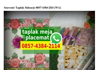 Souvenir Taplak Sidoarjo 085743842114[wa]