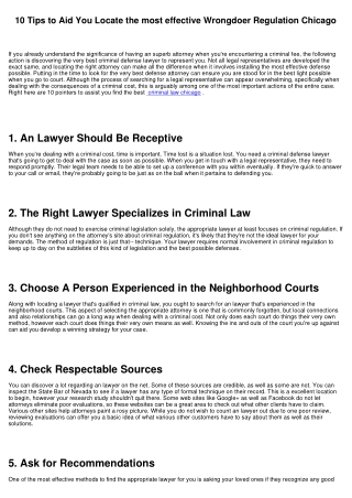 10 Tips to Aid You Locate the very best Offender Law Chicago