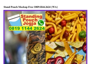 Stand Pouch Mockup Free 08I9~II44~2624[wa]