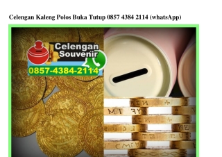 Celengan Kaleng Polos Buka Tutup Ô857.4384.2114[wa]