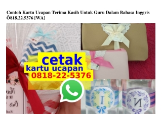 Contoh Kartu Ucapan Terima Kasih Untuk Guru Dalam Bahasa Inggris 08I8~22~5376[wa]