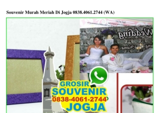 Souvenir Murah Meriah Di Jogja 0838–406I–2744[wa]