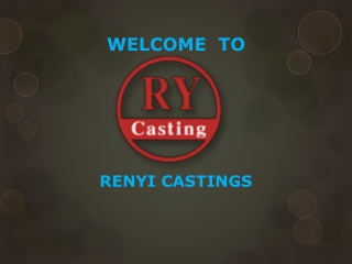 CNC Machining Services - RENYI CASTINGS