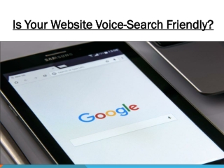 Is your website voice search friendly?