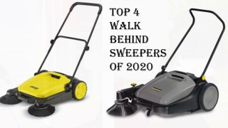 Top 4 Walk Behind Sweepers to Buy in 2020