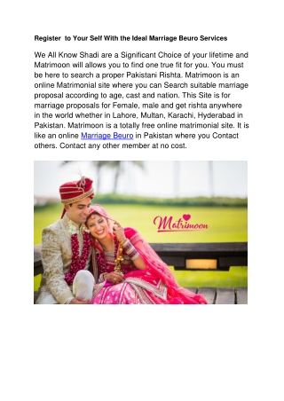 Female for Marriage