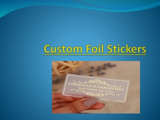 Which custom foil sticker is beautiful?