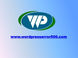 How To Fix 500 Internal Server Error 17077285922 WordPress error 500