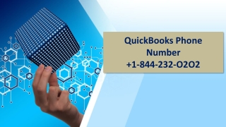 QuickBooks Phone Number  1-844-232-O2O2