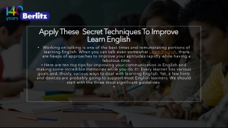 Learn English speaking | English classes in Dubai | Spoken English classes