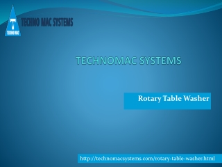 Rotary Table Washer manufacturer in india| Rotary Table Washer supplier in pune