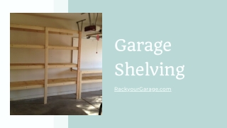 Garage Shelvings