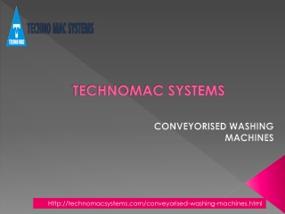 Conveyorised Washing Machines manufacturer in india| Conveyorised Washing Machines manufacturer in pune