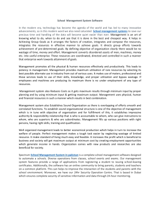 School Management System Software