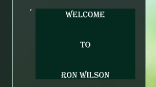 Ron Wilson