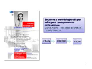 Strumenti e metodologie utili per sviluppare consapevolezza professionale Marco Alaimo, Francesco Branchetti, Daniela Ga