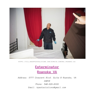 Exterminator Roanoke VA | Killinger Pest Solutions