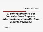 Prof.ssa Anna Alaimo