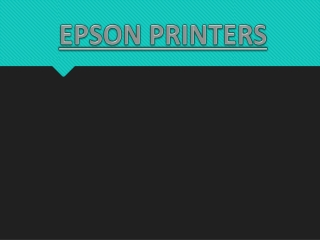 Epson Printer Support