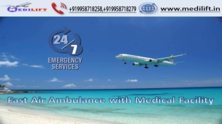 Flexibly Hire the Low Rate Medilift Air Ambulance in Dibrugarh